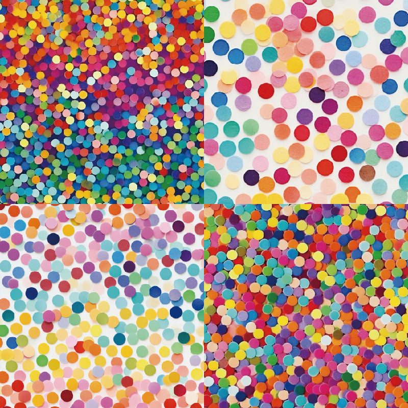 24PCS 6" Polka Dots Scrapbook Paper & Cardstock