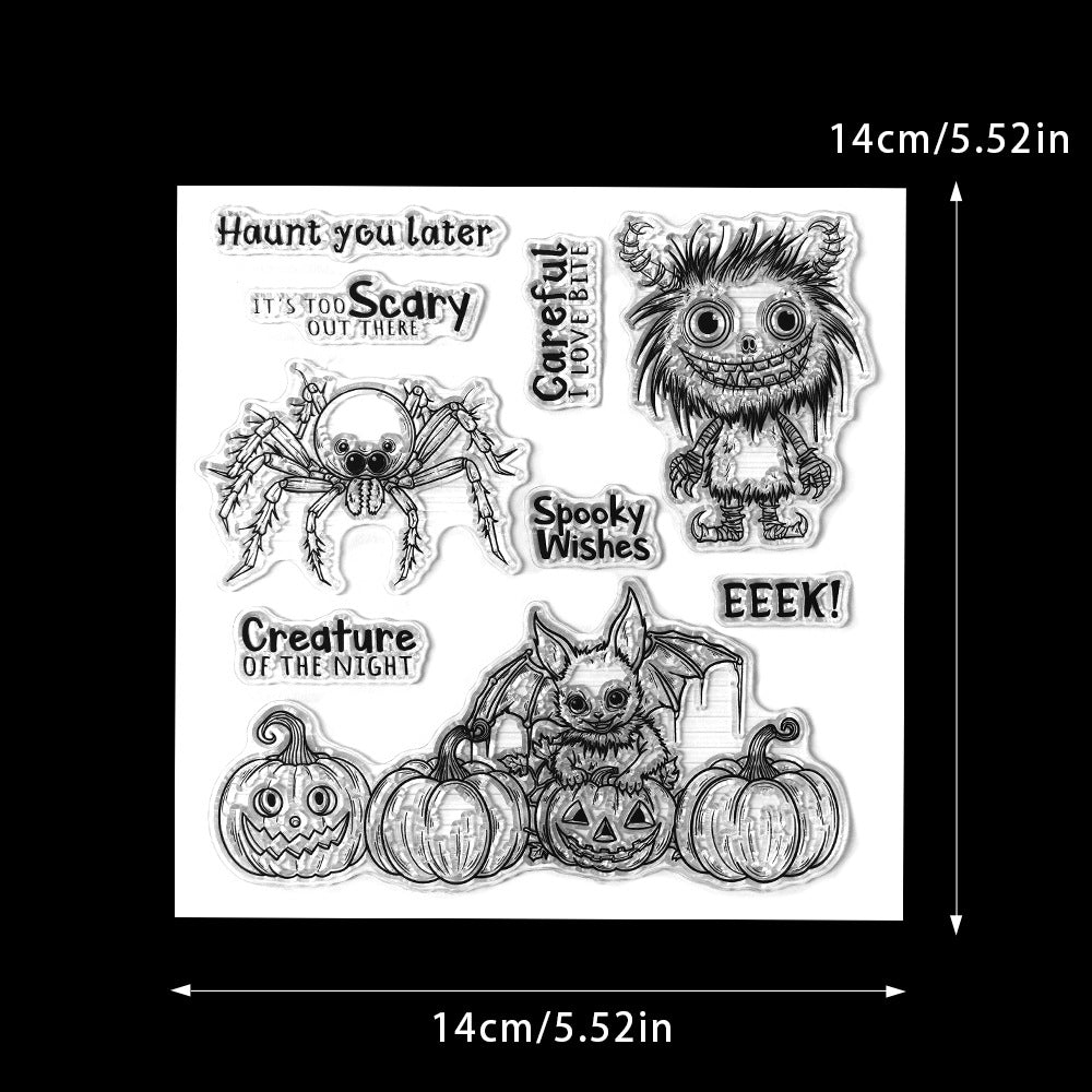 Halloween Animal Pumpkins Dies & Stamps Set