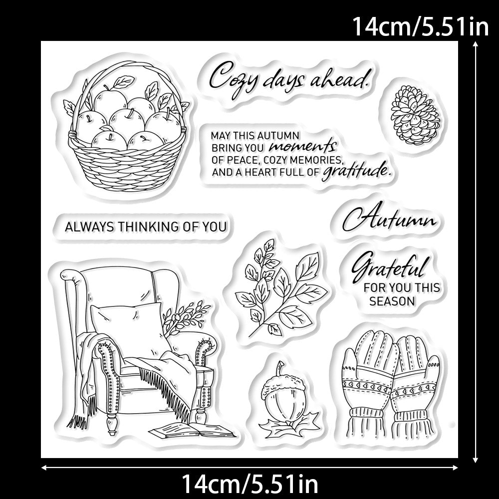 Autumn Fruits Clear Stamps