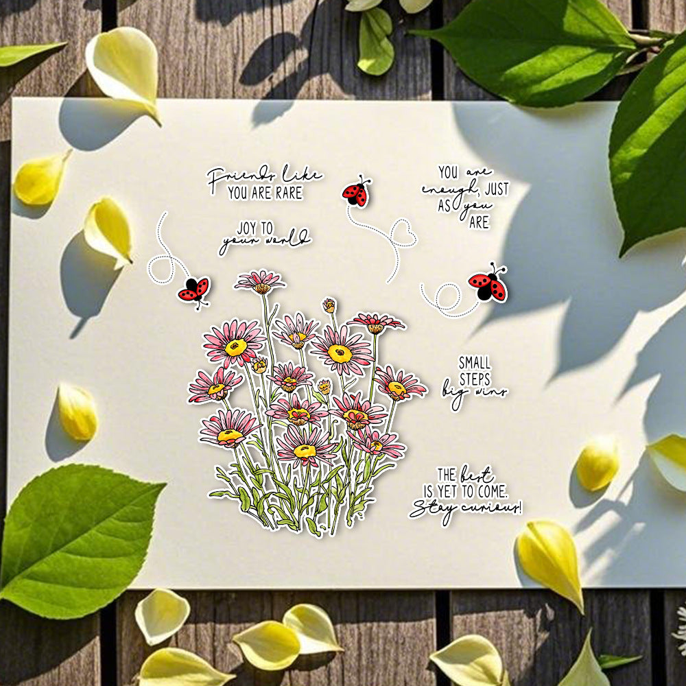 Daisy and Ladybug Dies & Stamps Set