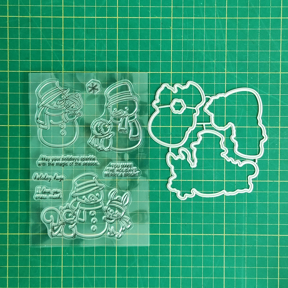 Winter Snowman Dies & Stamps Set