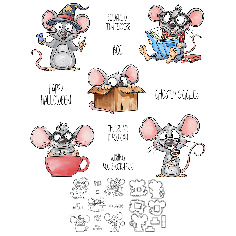 Halloween Mouse Dies & Stamps Set