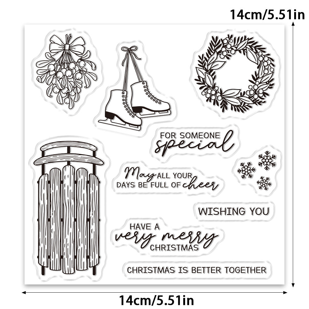 Merry Christmas Dies & Stamps Set
