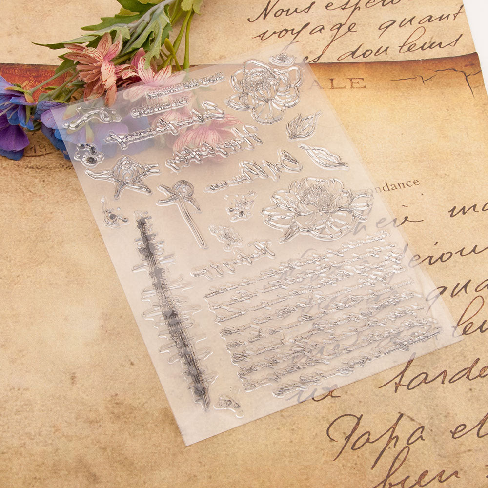 DIY Scrapbook Journal Clear Stamps