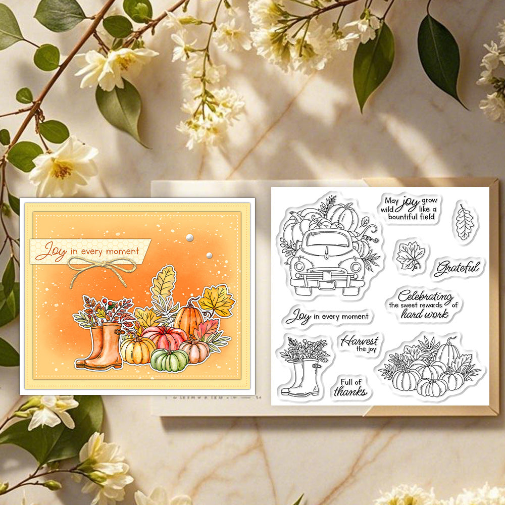 Autumn Pumpkins Dies & Stamps Set