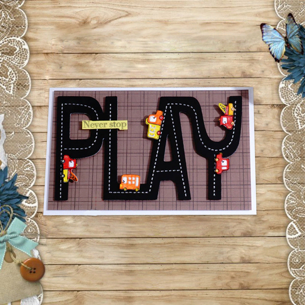 "PLAY" Words Metal Cutting Dies
