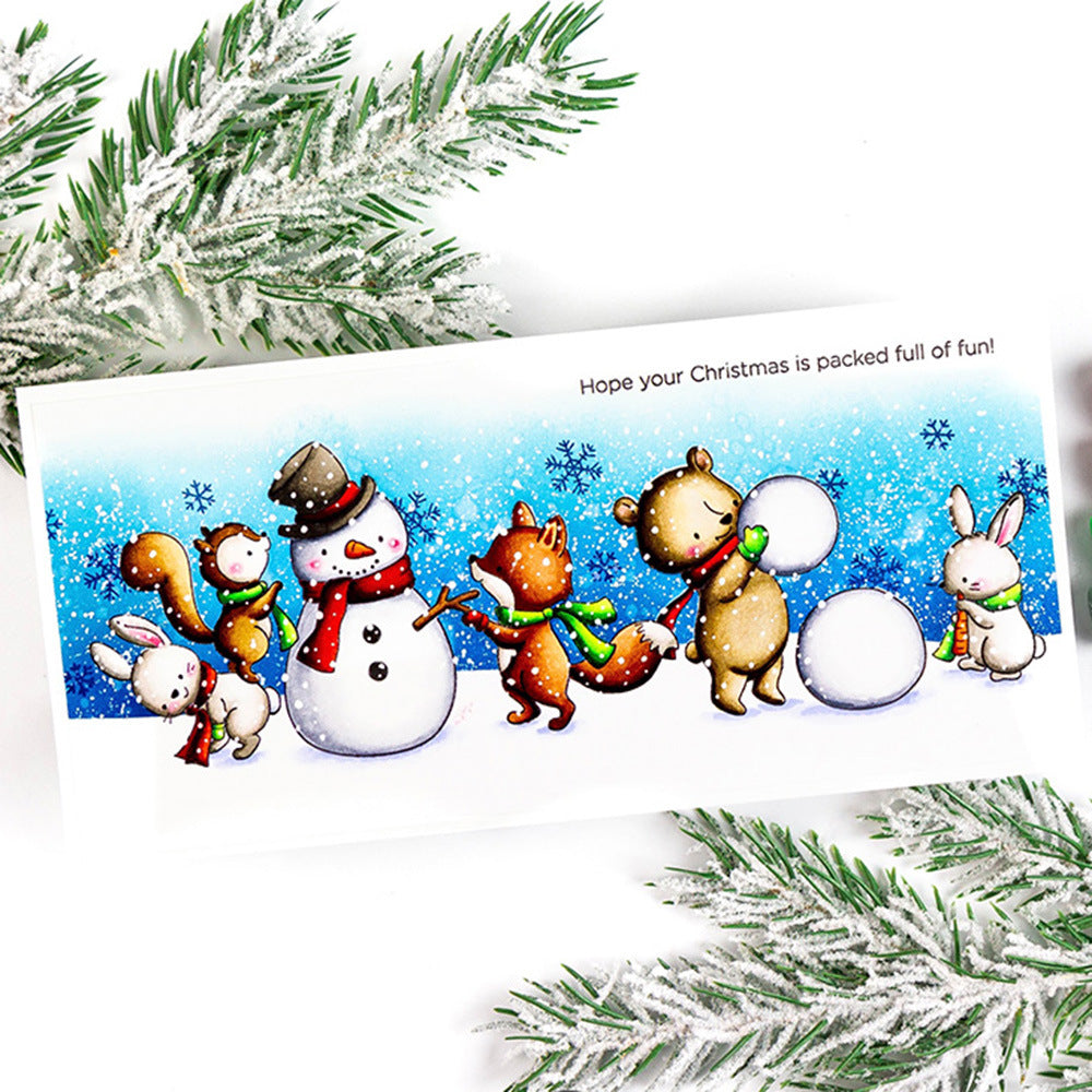 Winter Snowman Dies & Stamps Set