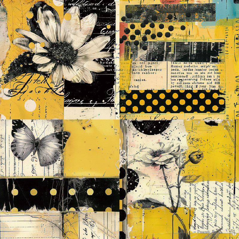 24PCS 6" Stylized Scrapbook Paper & Cardstock
