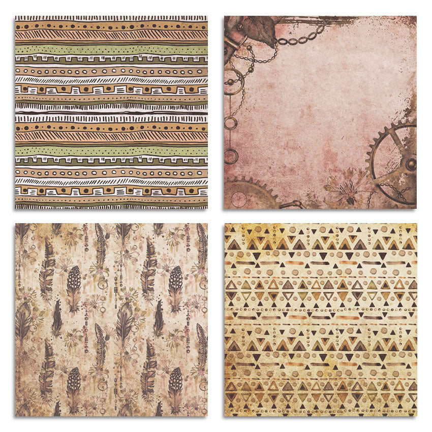 24PCS 6" Mystic Voyage Scrapbook Paper & Cardstock