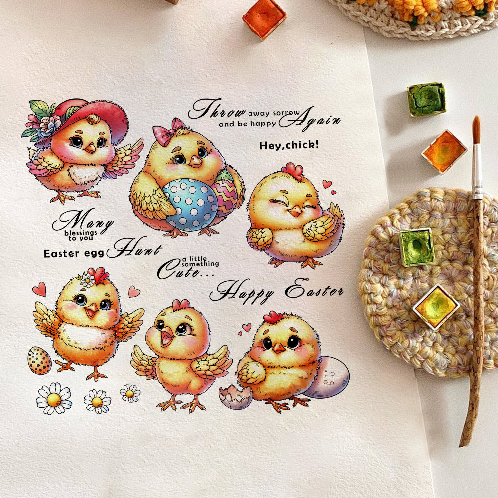 Easter Theme Dies & Stamps Set