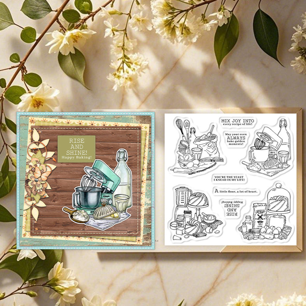 Kitchen Baking Tools Clear Stamps