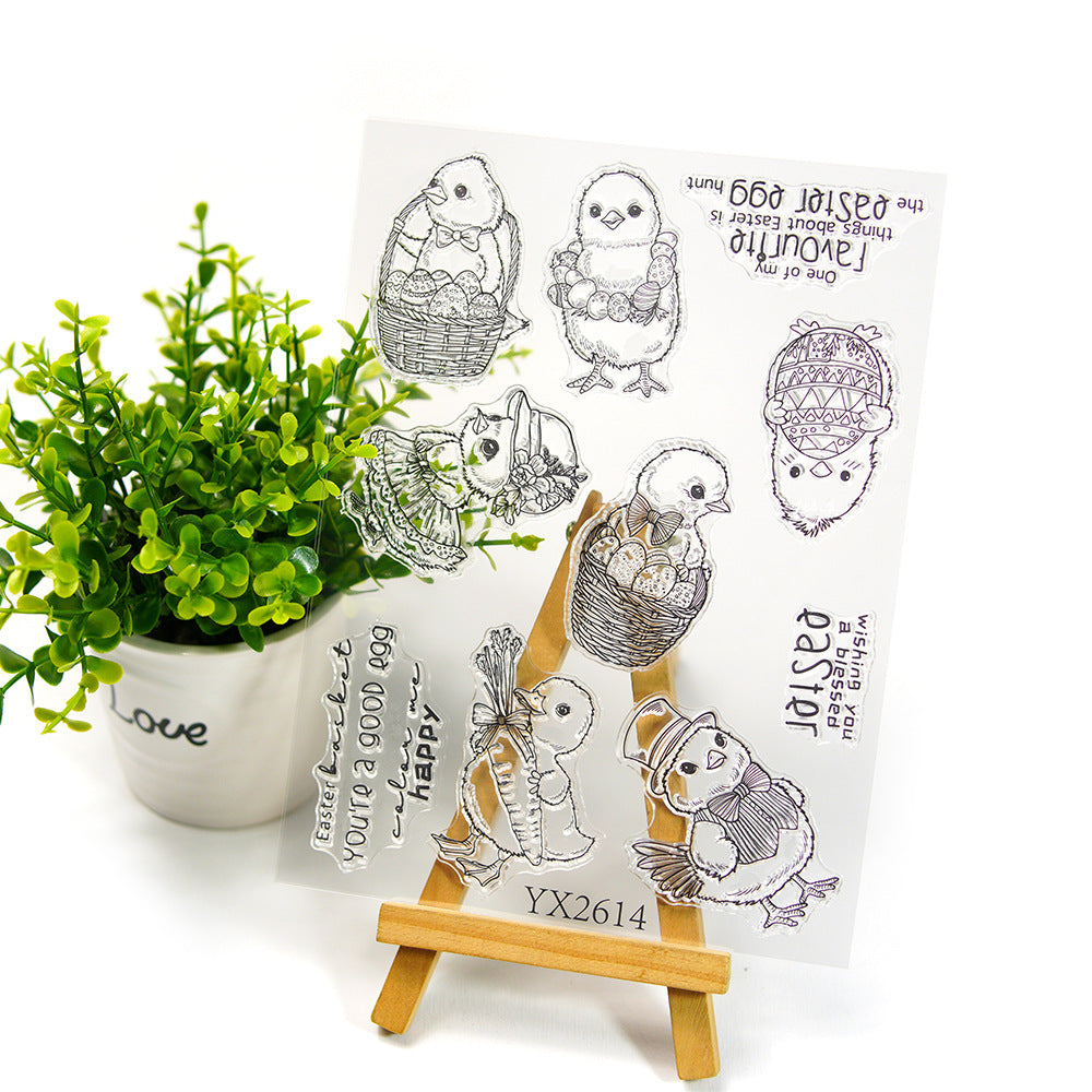 Easter Theme Dies & Stamps Set