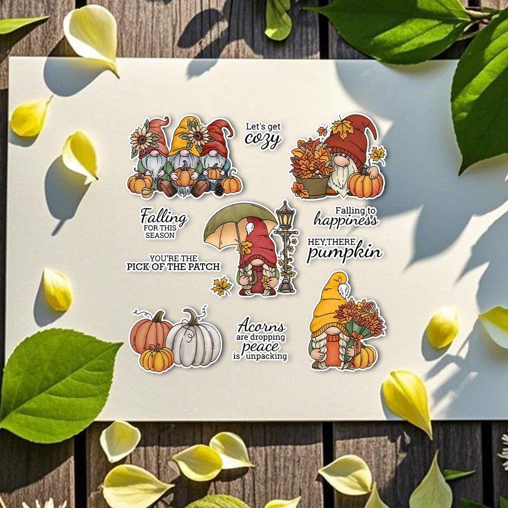 Pumpkin Gnome Dies & Stamps Set