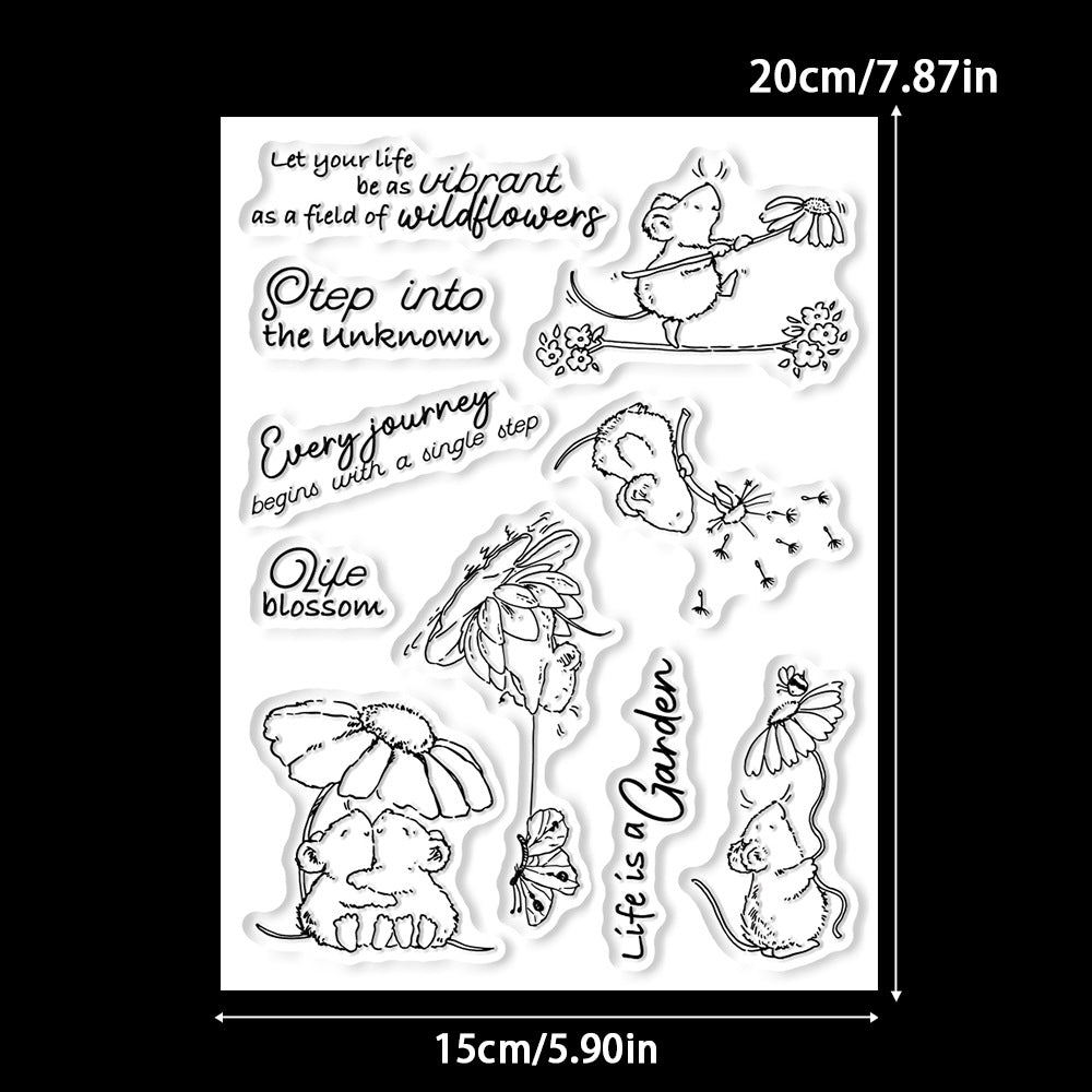 Mouse Life Dies & Stamps Set