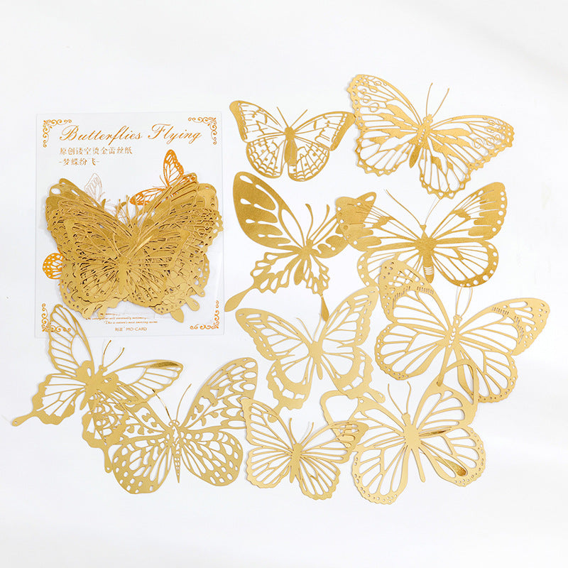 Hot Stamping Hollow Lace Paper
