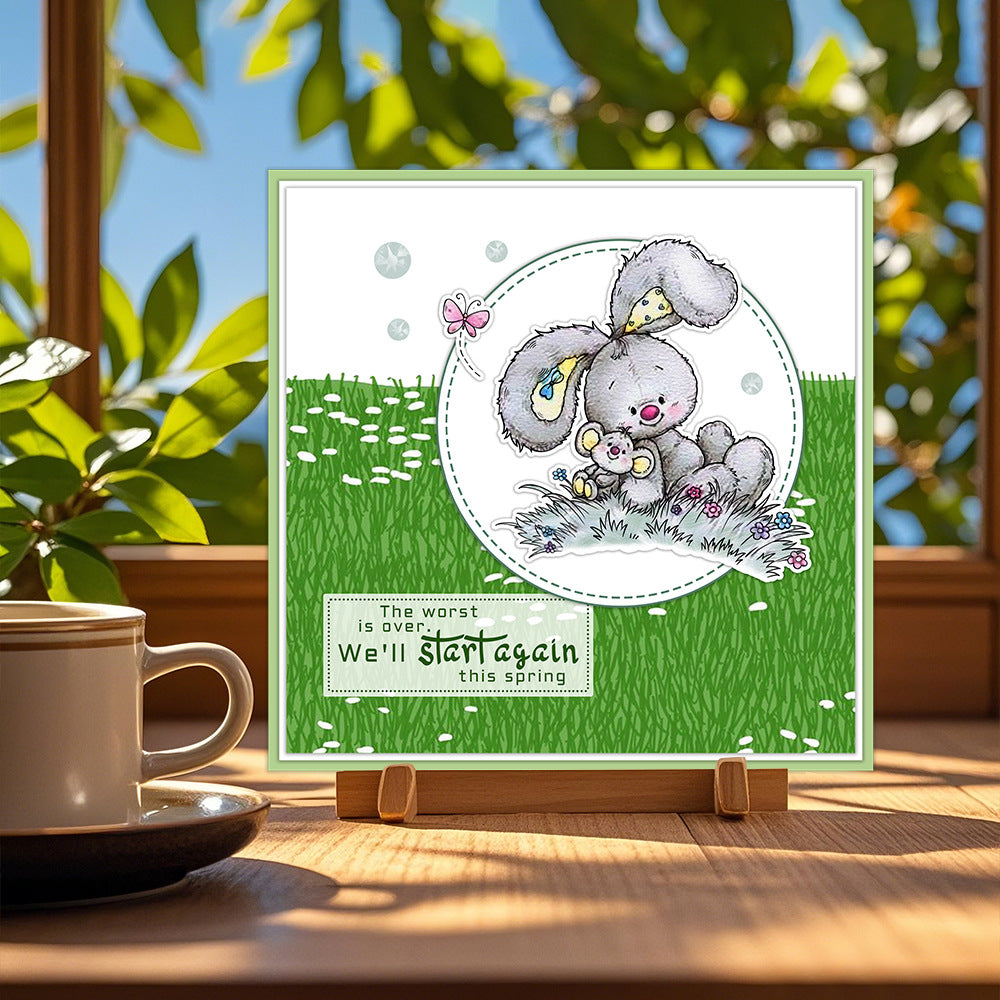 Spring Bunny Dies & Stamps Set