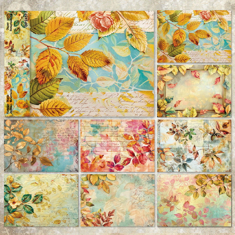 A5 Leaf Notes DIY Journal Scrapbook Paper