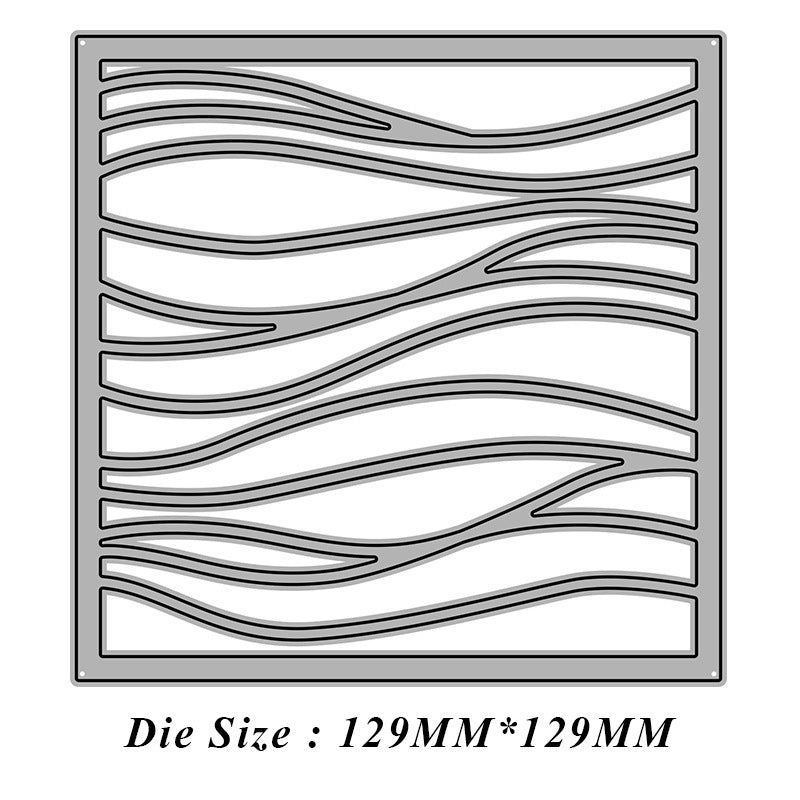 Ripple Background Board Cutting Dies
