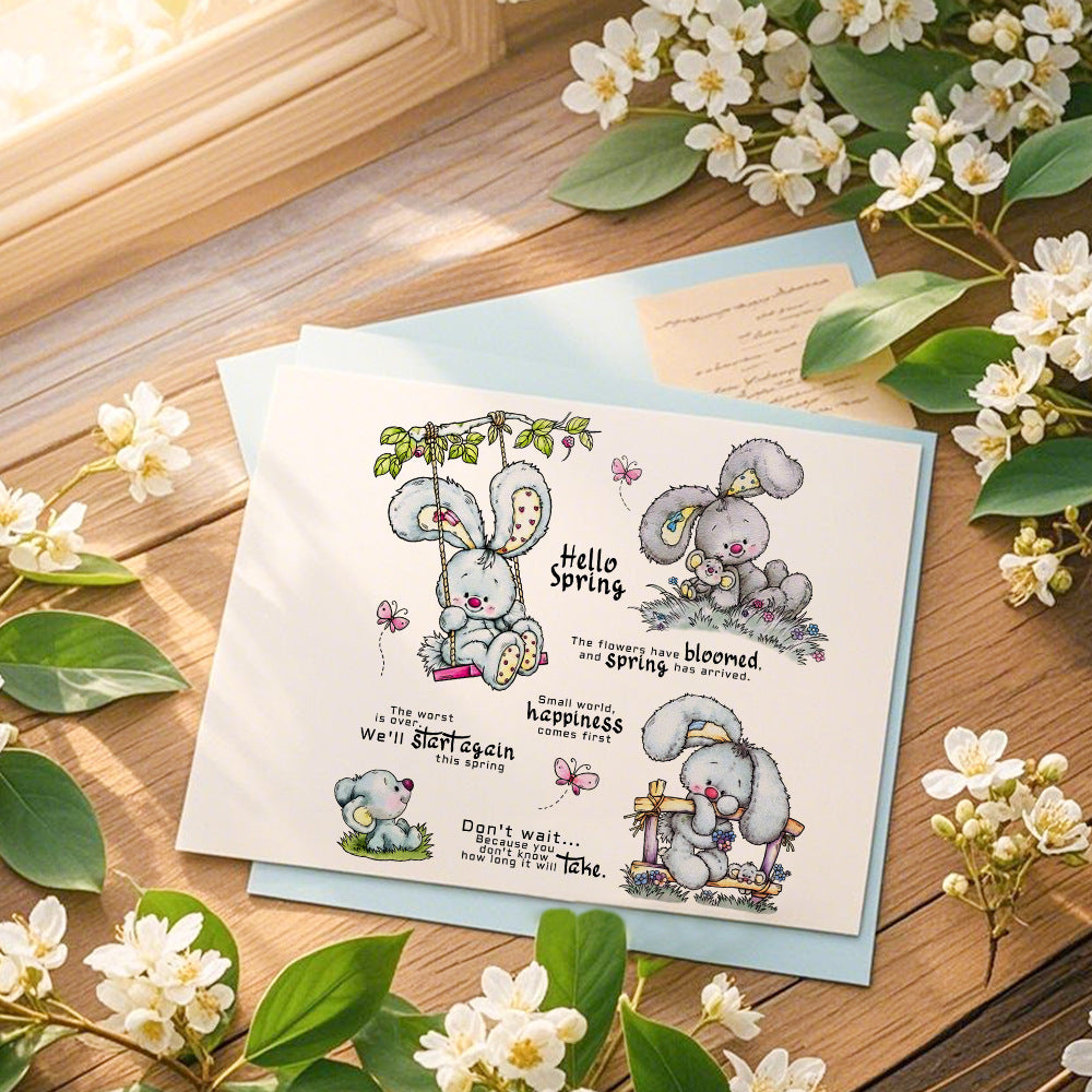 Spring Bunny Dies & Stamps Set