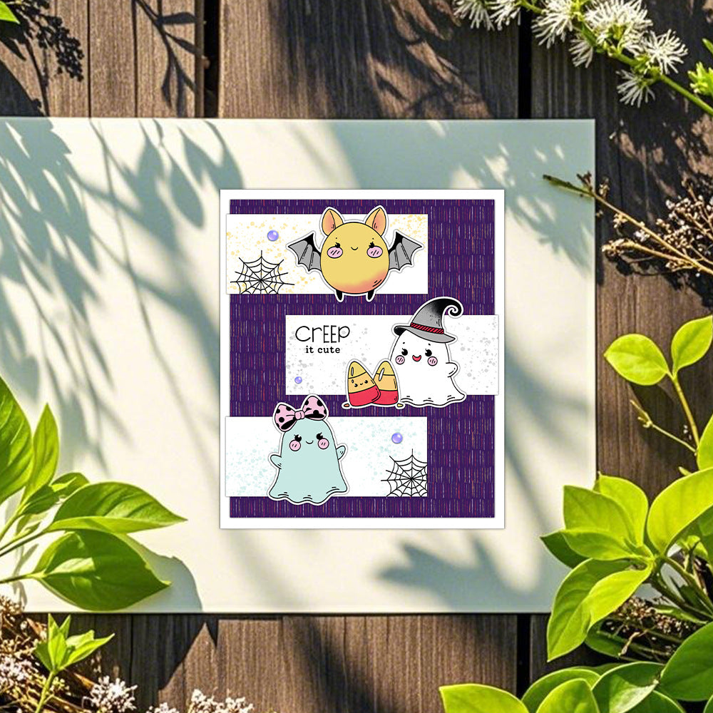 Halloween Ghost Dies & Stamps Set