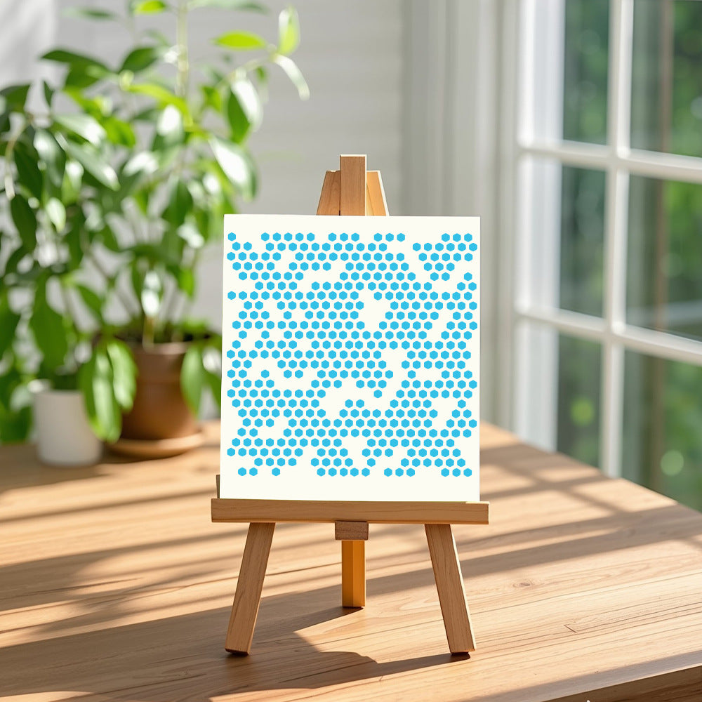 Hexagonal Dots Background DIY Painting Hollow Stencil