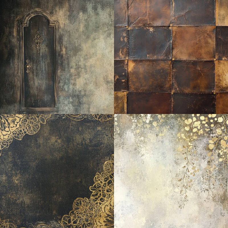 24PCS 6" Grunge Scrapbook Paper & Cardstock