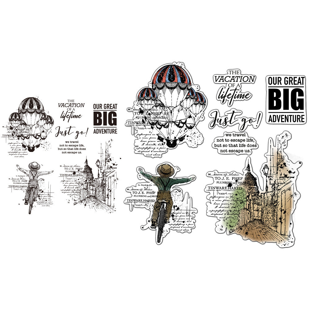 World Travel Dies & Stamps Set