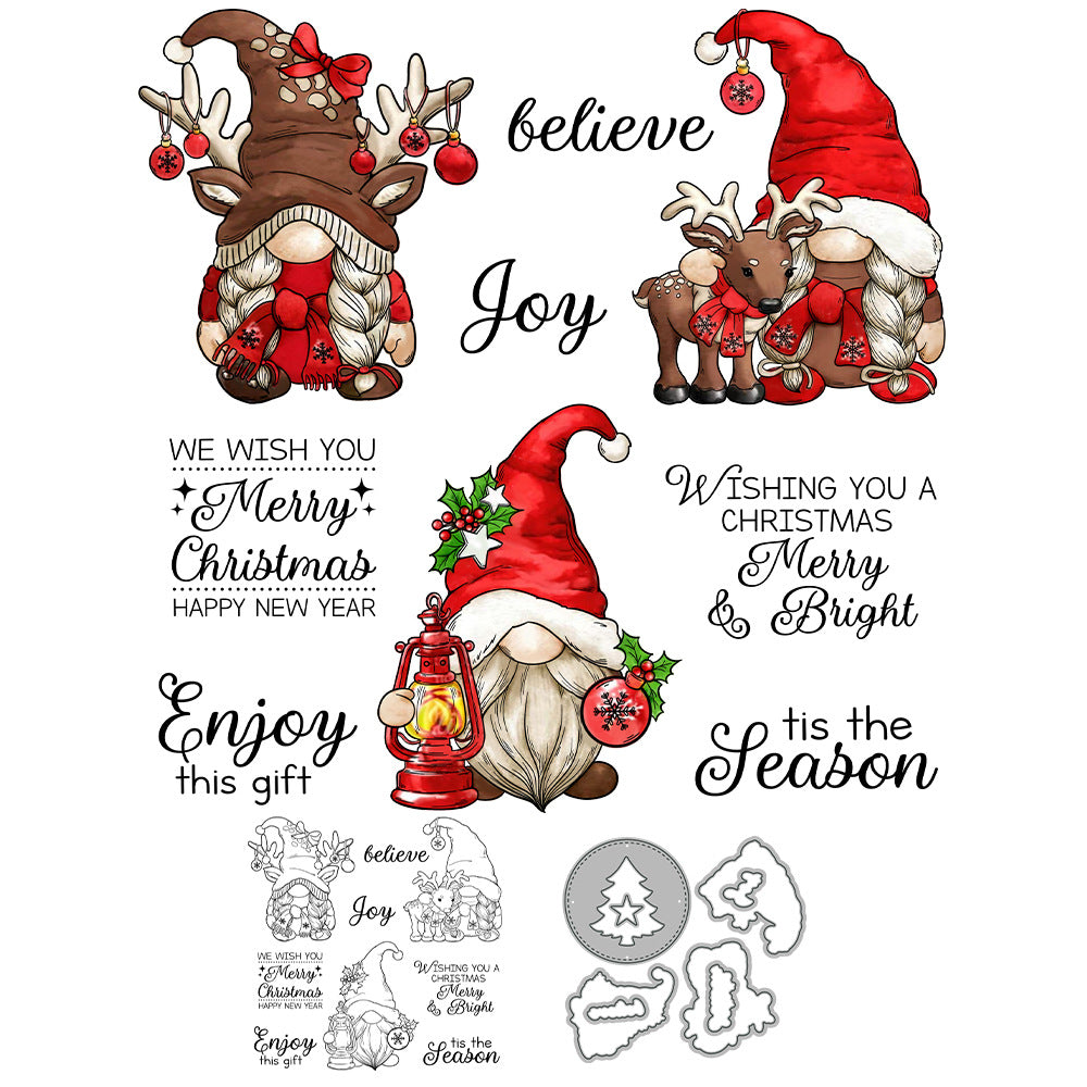 Christmas Gnome Dies & Stamps Set