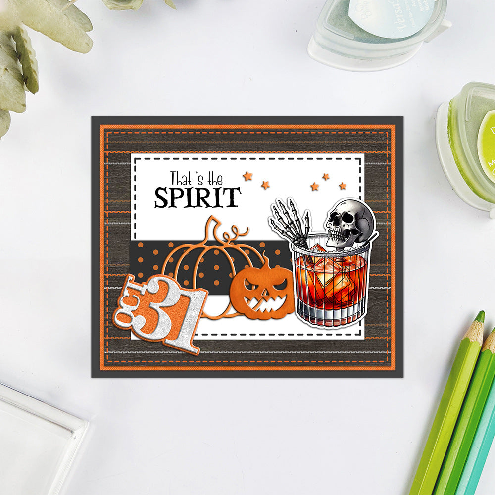 Halloween Goblet Dies & Stamps Set