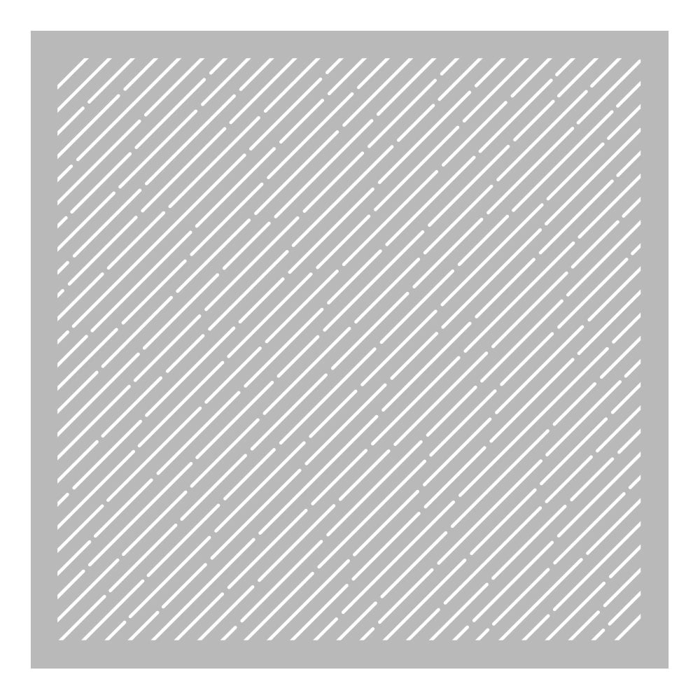 3D Vertical Stripes DIY Painting Hollow Stencil