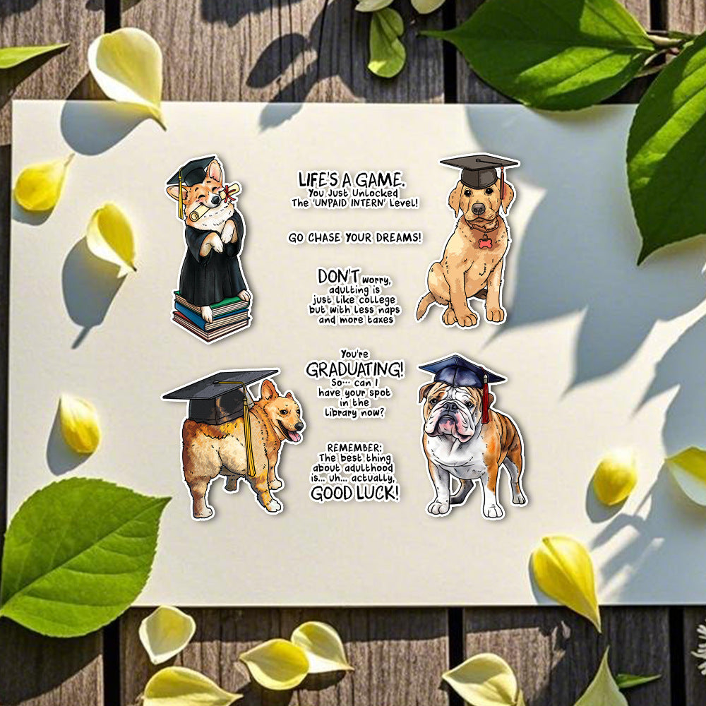 Graduation Puppy Clear Stamps