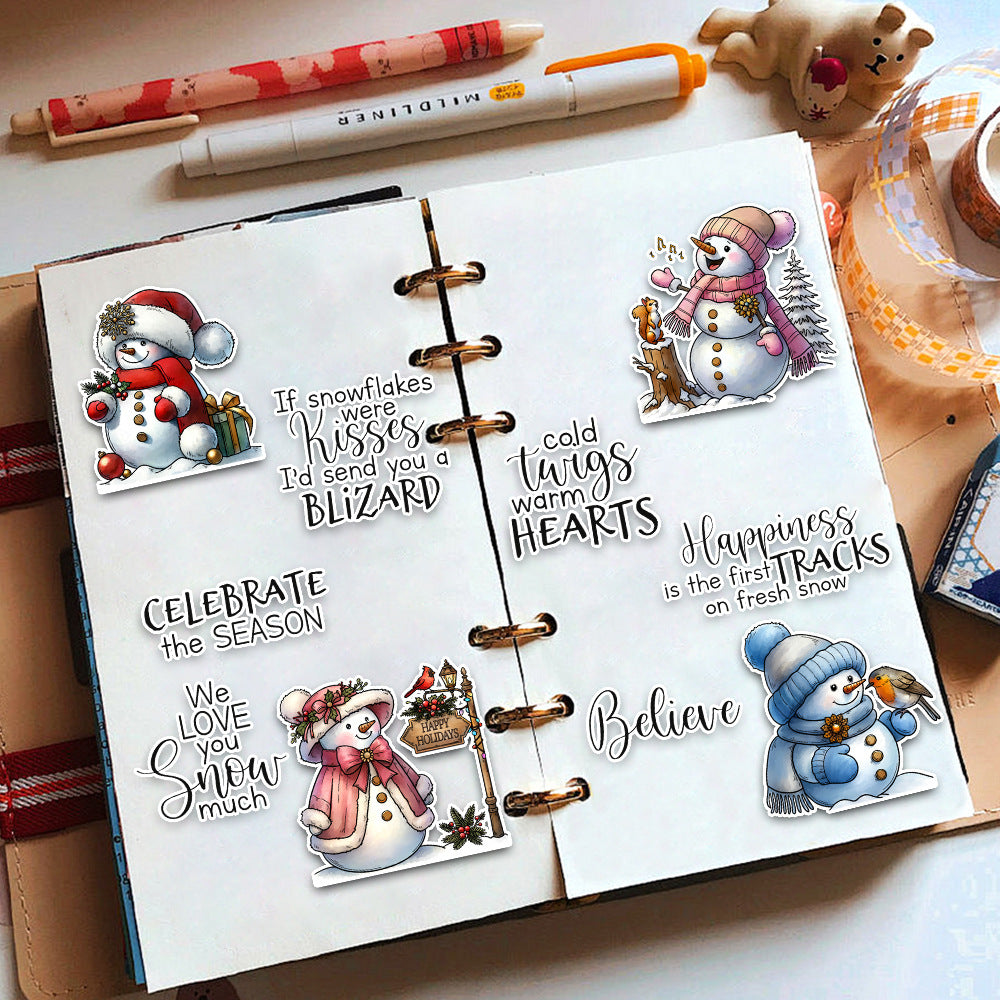 Christmas Snowman Dies & Stamps Set