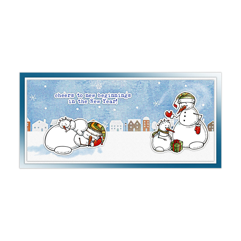 Winter Snowman Dies & Stamps Set
