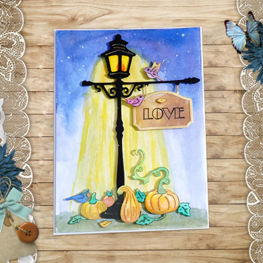 Pumpkin Street Lights Metal Cutting Dies