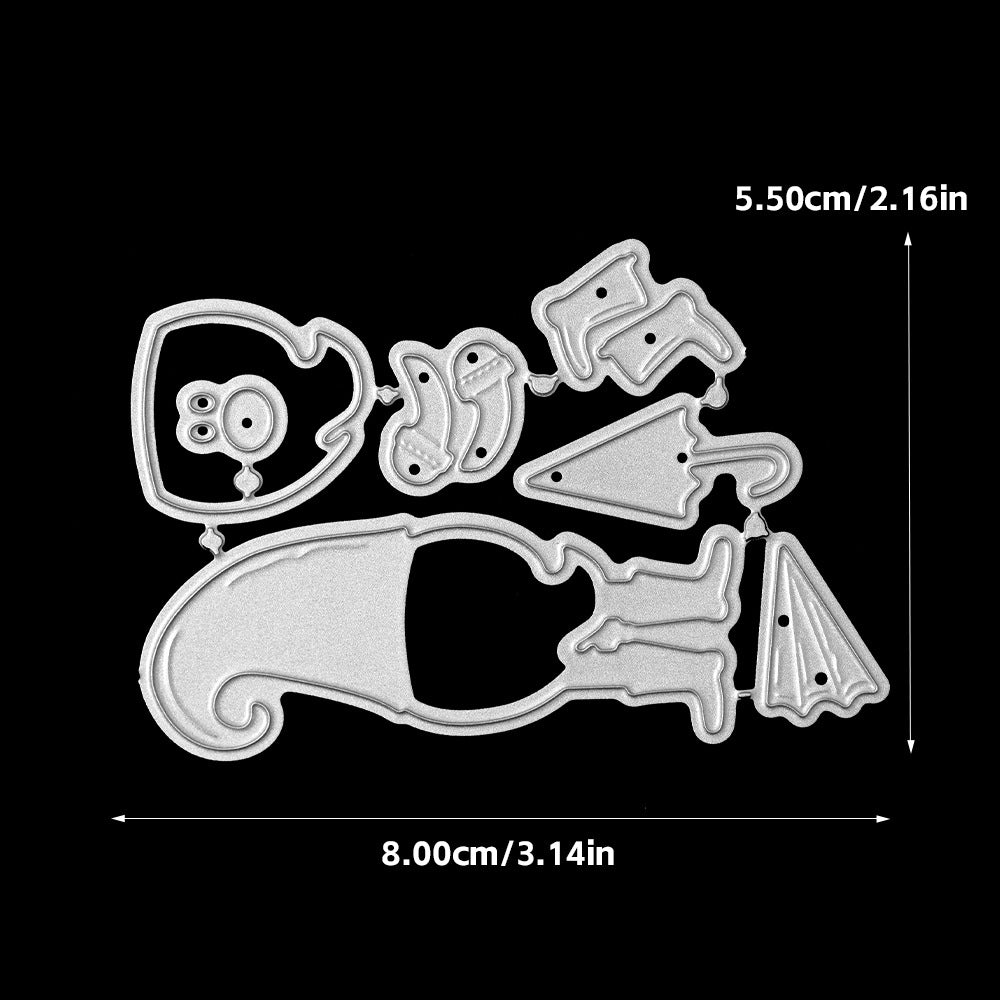 Dwarf Holding An Umbrella Metal Cutting Dies