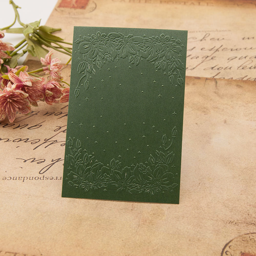 Flower Pattern Plastic Embossing Folder