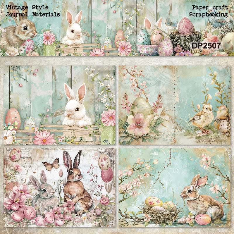 A5 Easter Theme Journal Scrapbook Paper