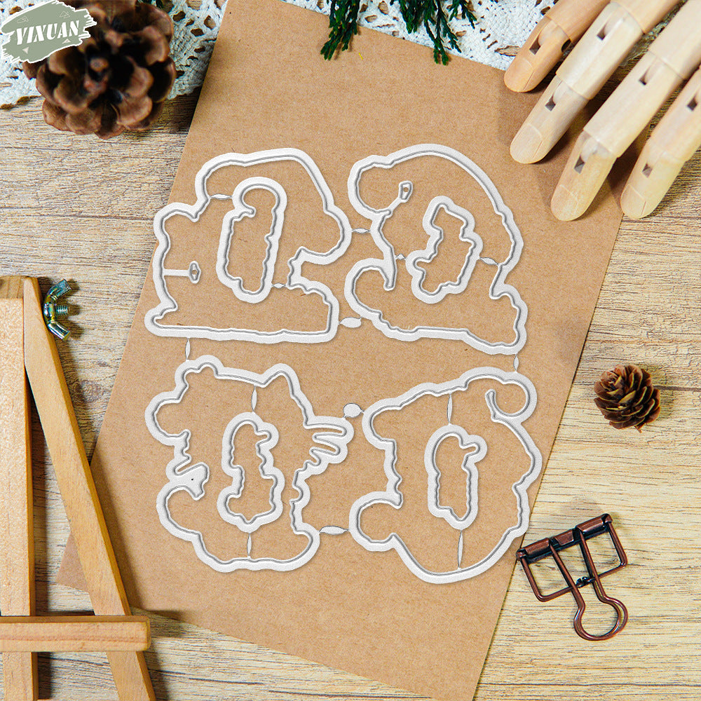 Christmas Kitten Dies & Stamps Set