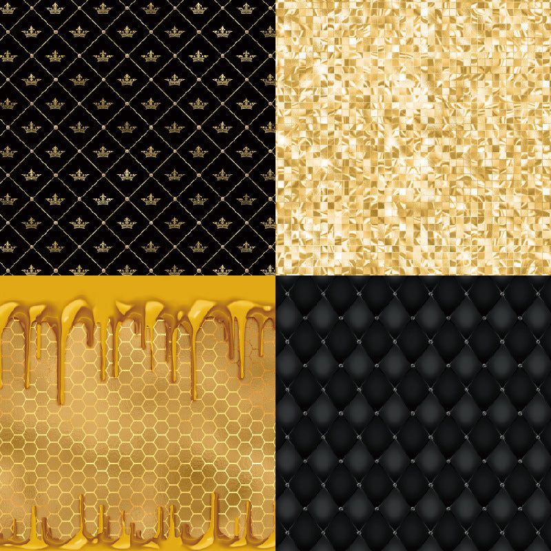 24PCS 6" Golden Hive Scrapbook Paper & Cardstock