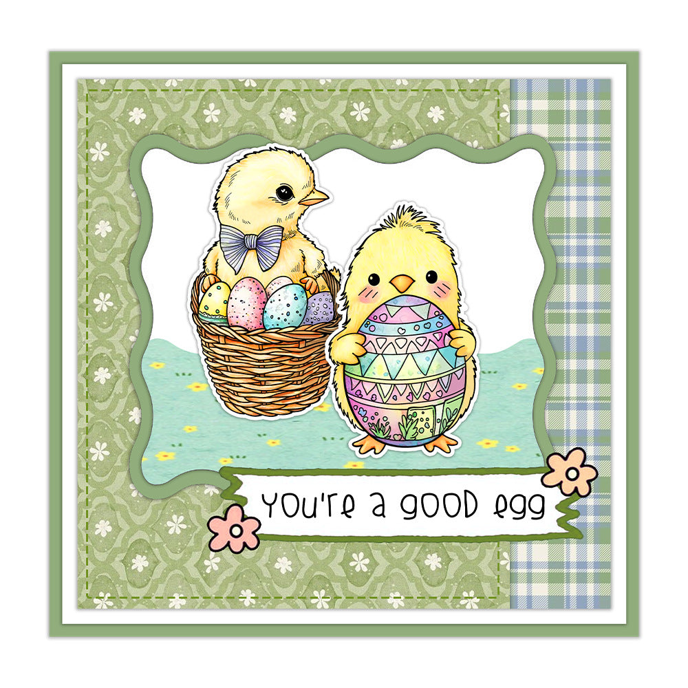 Easter Theme Dies & Stamps Set