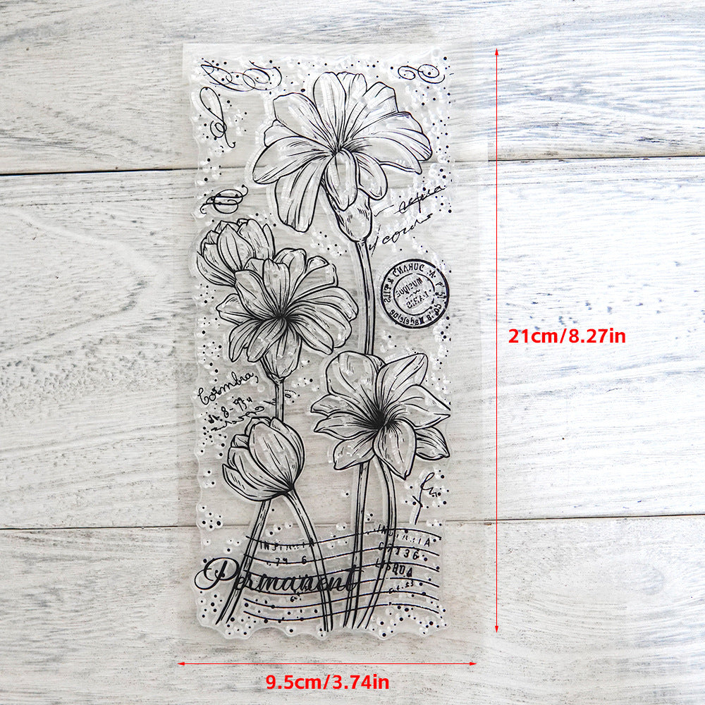 Beautiful Flowers Clear Stamps