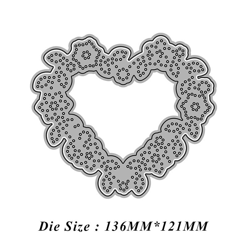 Love Heart Frame Metal Cutting Dies