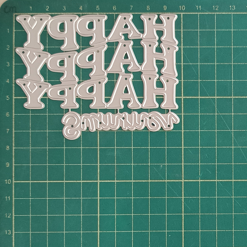 "Happy Summer" Words Metal Cutting Dies