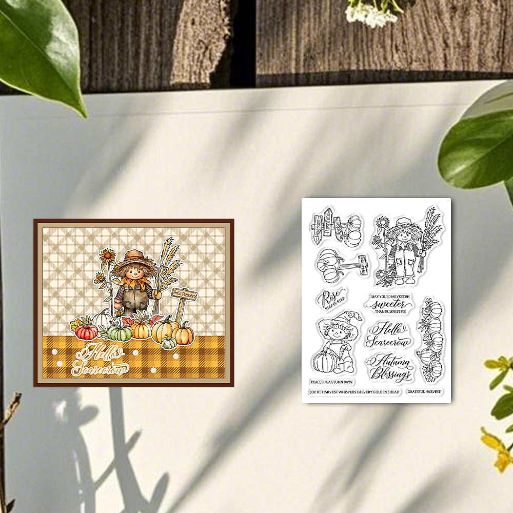 Autumn Harvest Scarecrow Dies & Stamps Set