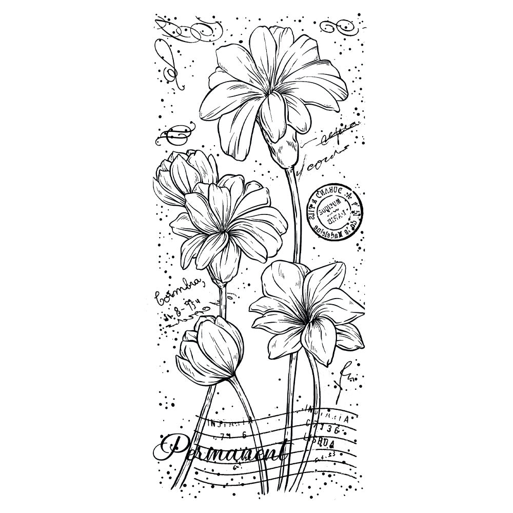 Beautiful Flowers Clear Stamps