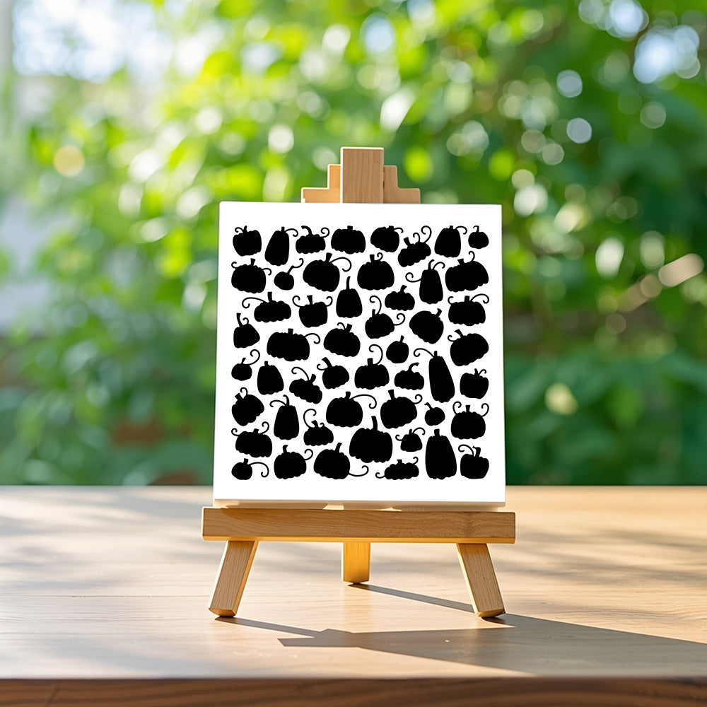 Pumpkin Pattern DIY Painting Hollow Stencil