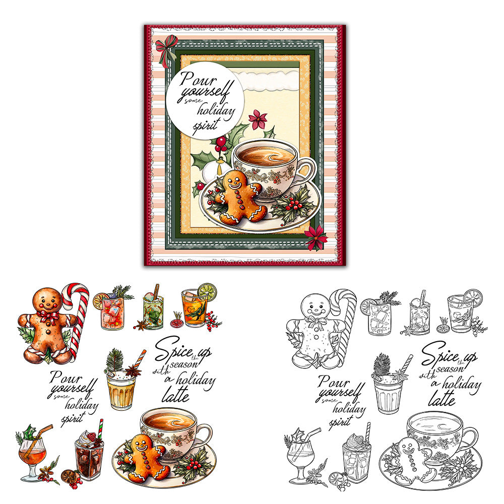 Christmas Theme Clear Stamps