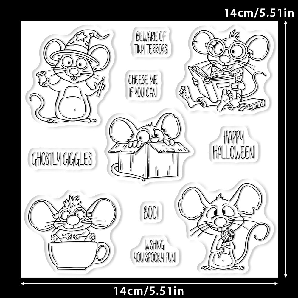 Halloween Mouse Dies & Stamps Set