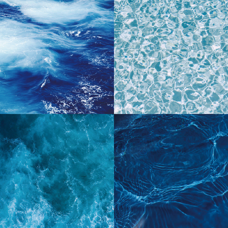 24PCS 6" Water Ripples Scrapbook Paper & Cardstock