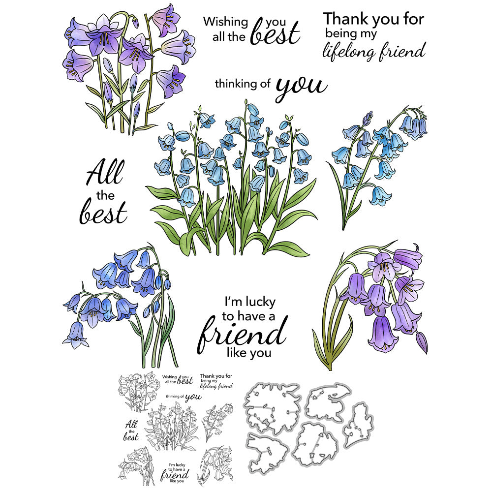 Lily of the Valley Dies & Stamps Set